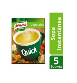 Sopa Knorr Quick vegetales 5 sobres