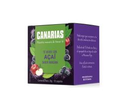 Té Canarias verde c/açai 10un 2gr