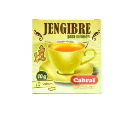 Té Jengibre Cabral 10 saquitos