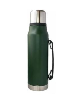 Termo Comet acero inox. verde 1lt c/manija