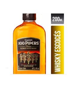 Whisky petaca 100 Pipers 200ml